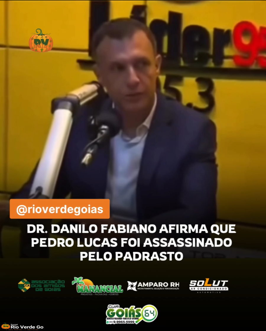DR. DANILO FABIANO AFIRMA QUE PEDRO LUCAS FOI ASSASSINADO PELO PADRASTO