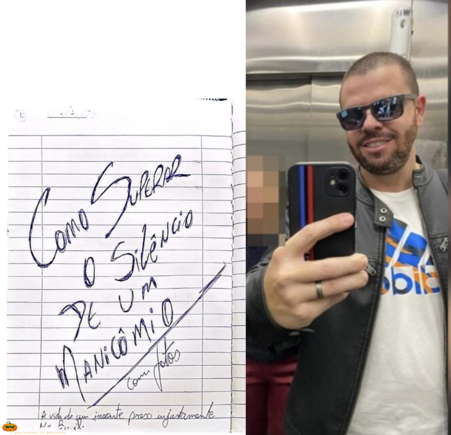 CADERNO ENCONTRADO EM CELA DE DELEGADO PRESO REVELA RELATOS PESSOAIS E INDÍCIOS DE ATUAÇÃO EXTERNA DURANTE CUSTÓDIA