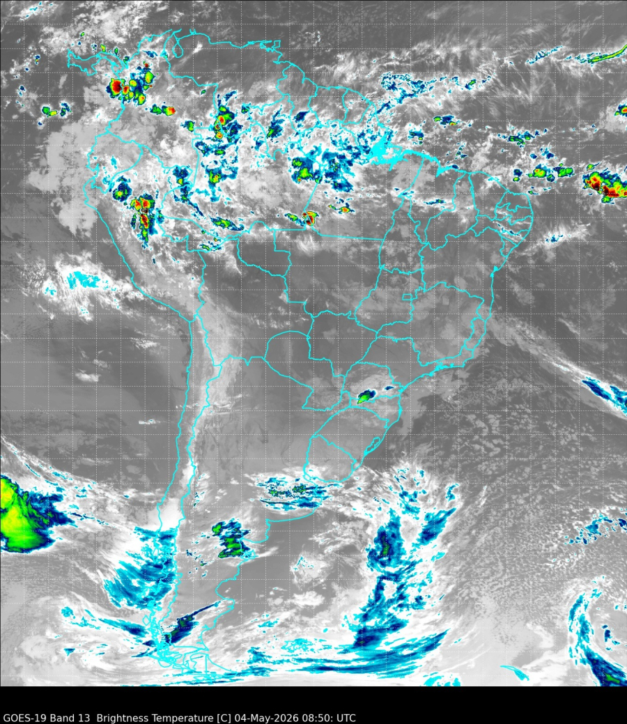 TEMPO FIRME E SECO MARCA INÍCIO DA SEMANA EM GOIÁS COM BLOQUEIO ATMOSFÉRICO