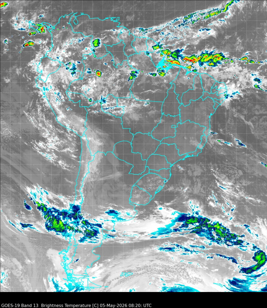 BLOQUEIO ATMOSFÉRICO SE INTENSIFICA E MANTÉM TEMPO SECO EM GOIÁS NESTA TERÇA-FEIRA