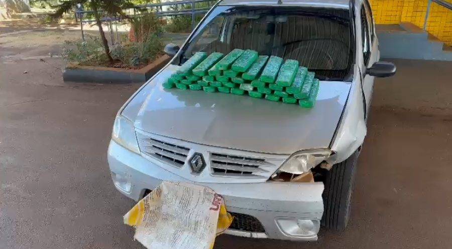 PRF APREENDE 30 KG DE MACONHA DURANTE FISCALIZAÇÃO EM JATAÍ