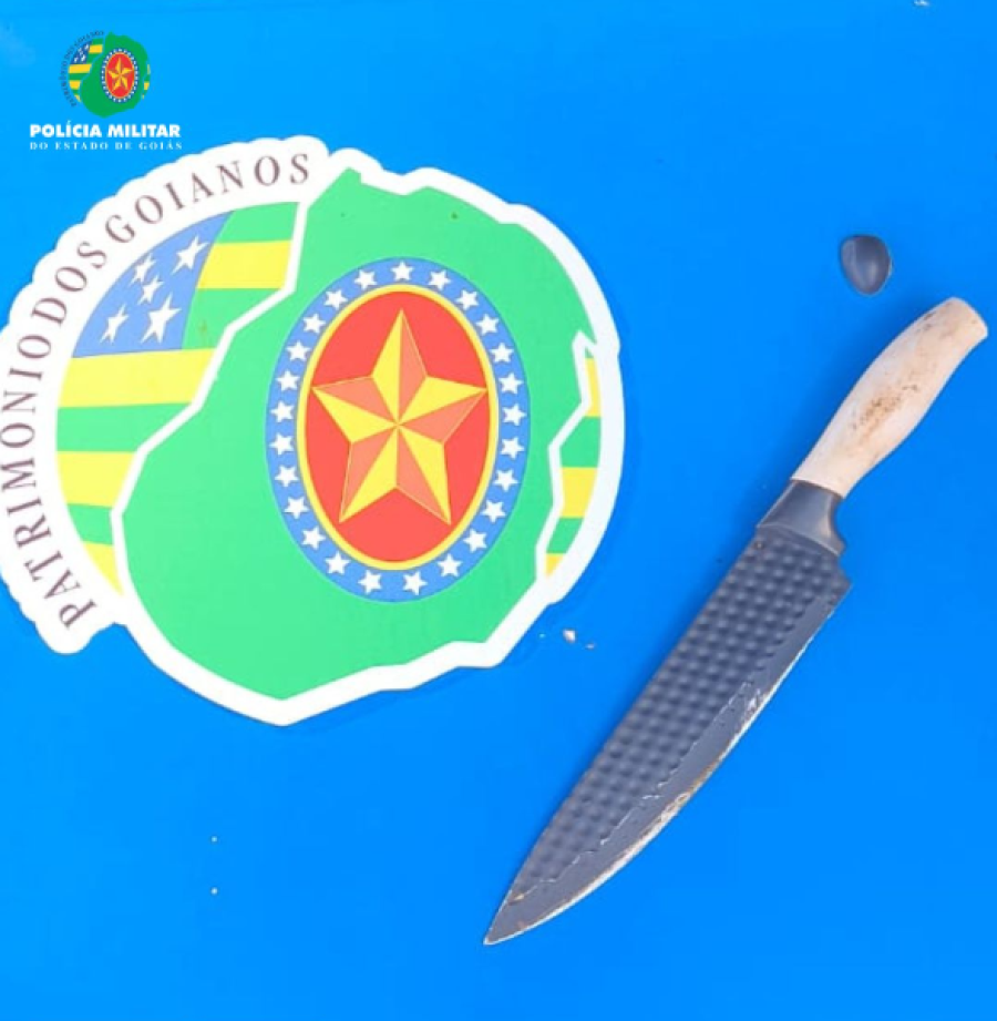 HOMEM É LOCALIZADO APÓS AMEAÇAR TRABALHADOR COM ARMA BRANCA EM MAURILÂNDIA