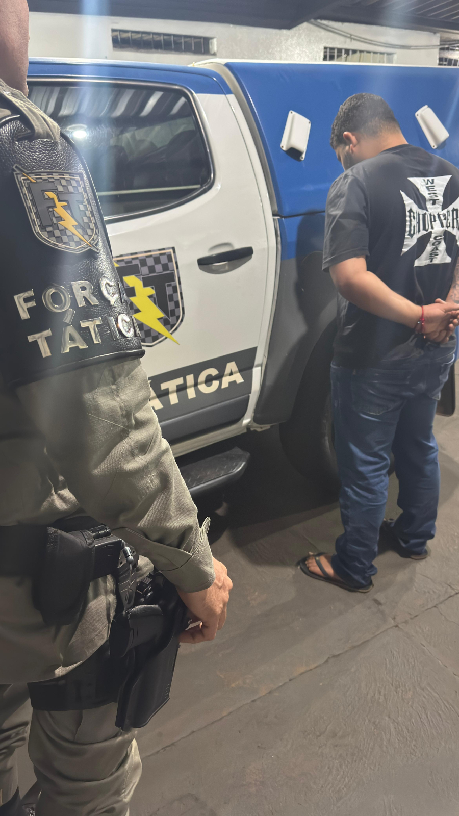 FORÇA TÁTICA PRENDE SUSPEITO DE ESTUPRO E DESCUMPRIMENTO DE MEDIDA PROTETIVA APÓS FUGA DE 120 KM