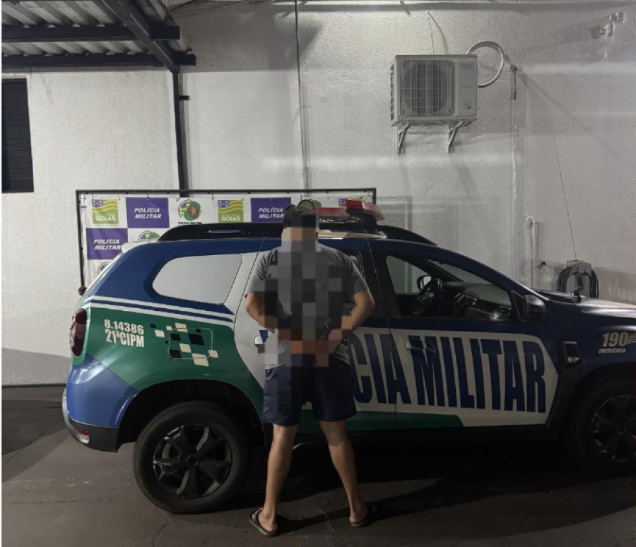 HOMEM É PRESO SUSPEITO DE AGREDIR E ENFORCAR COMPANHEIRA EM SANTA HELENA DE GOIÁS
