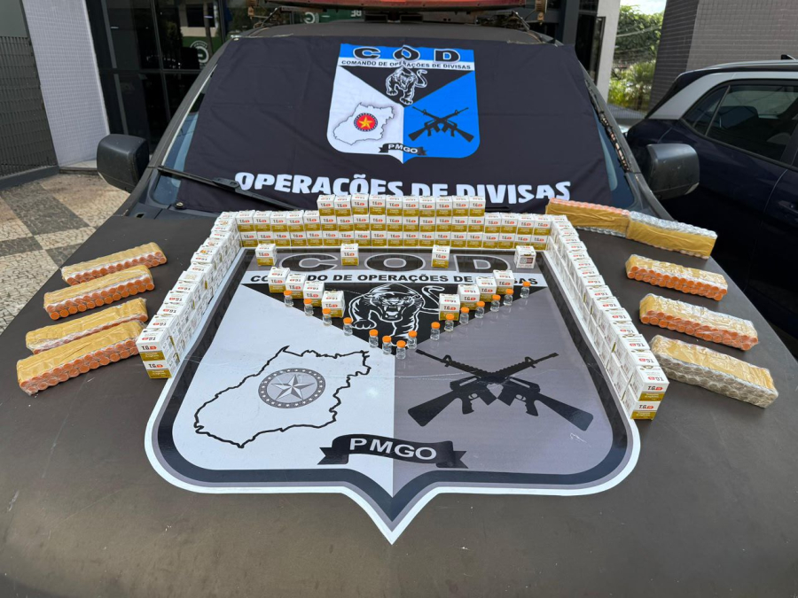 COD APREENDE 904 AMPOLAS DE TIRZEPATIDA ESCONDIDAS EM SUV NA BR-153