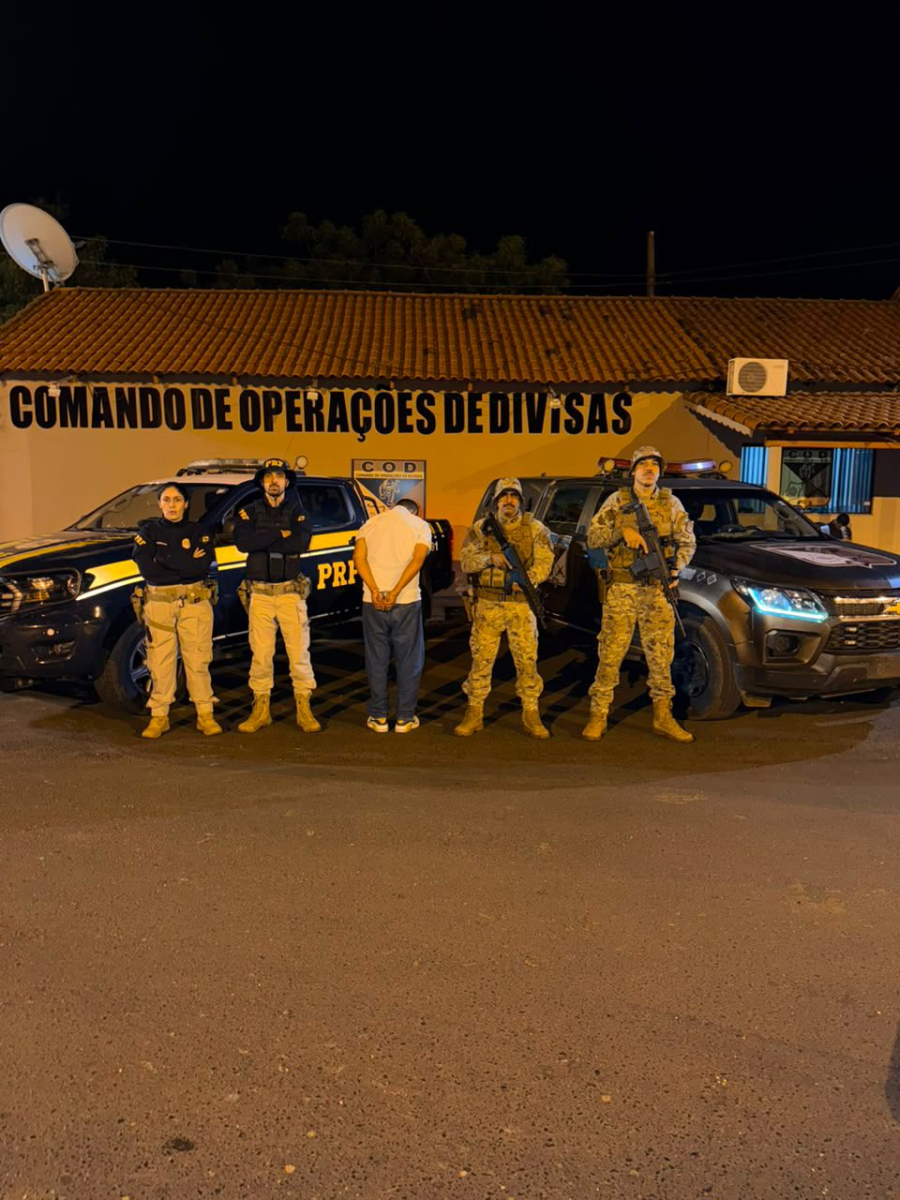 FORAGIDO DO PRESÍDIO DE CAMPO GRANDE É RECAPTURADO EM AÇÃO INTEGRADA ENTRE COD E PRF NA REGIÃO DE JATAÍ