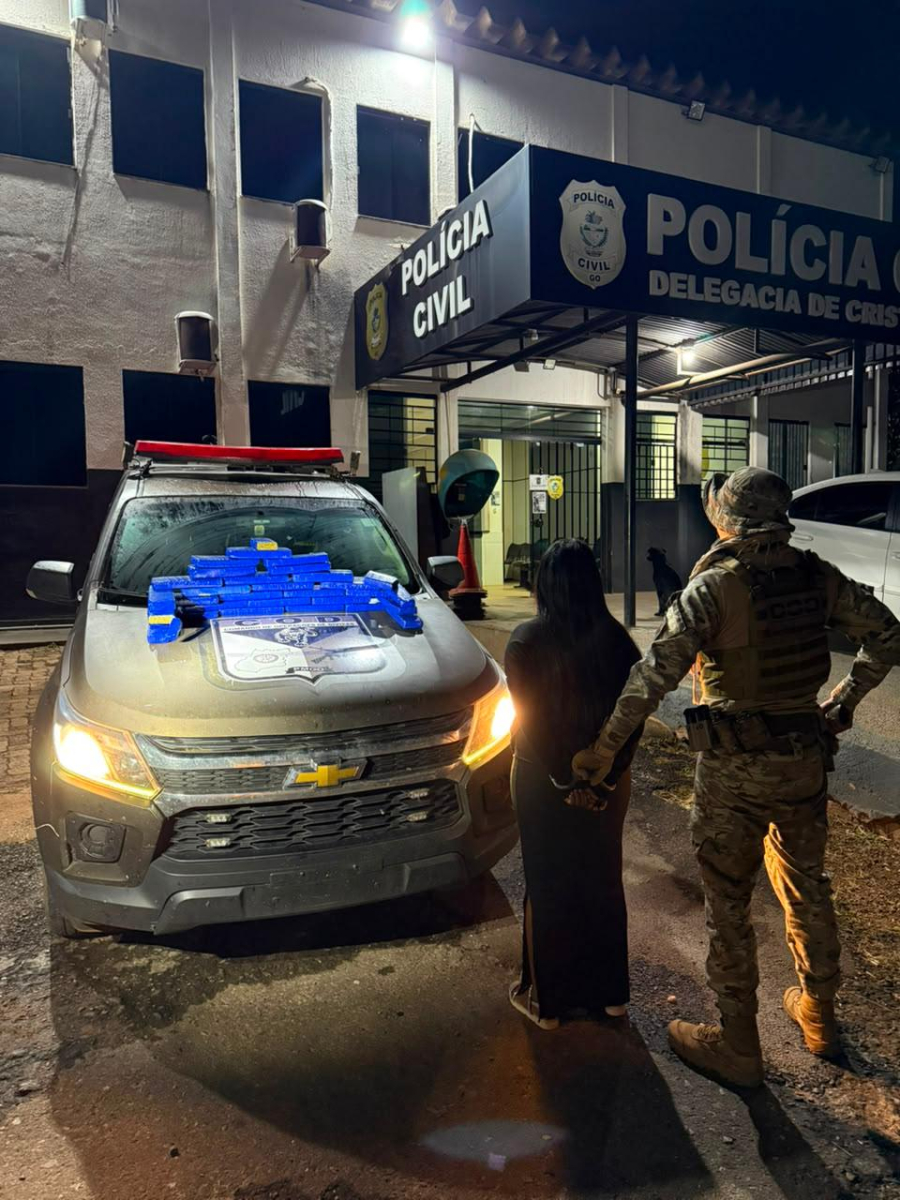 TRAFICANTE É PRESA COM 20 QUILOS DE MACONHA DURANTE OPERAÇÃO DO COD EM GOIÁS