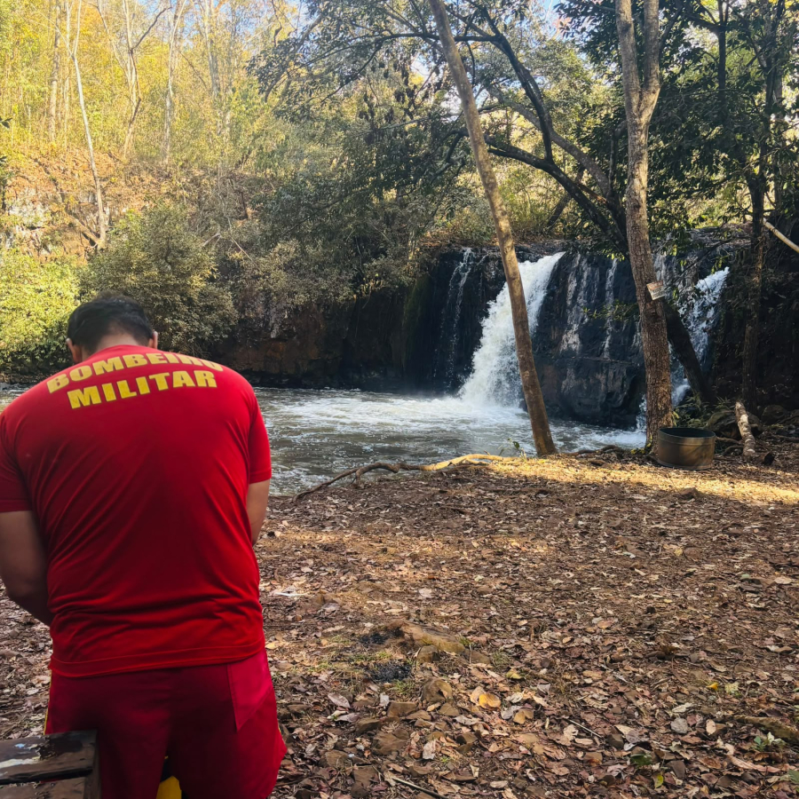 JOVEM DE 24 ANOS MORRE AFOGADO EM CACHOEIRA NA ZONA RURAL DE RIO VERDE