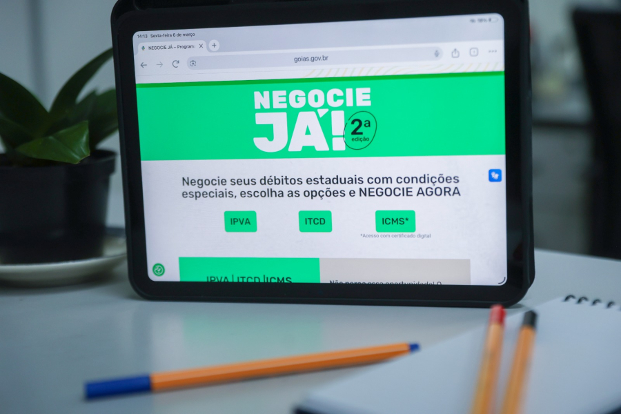 GOVERNO DE GOIÁS PRORROGA NEGOCIE JÁ II ATÉ 3 DE NOVEMBRO