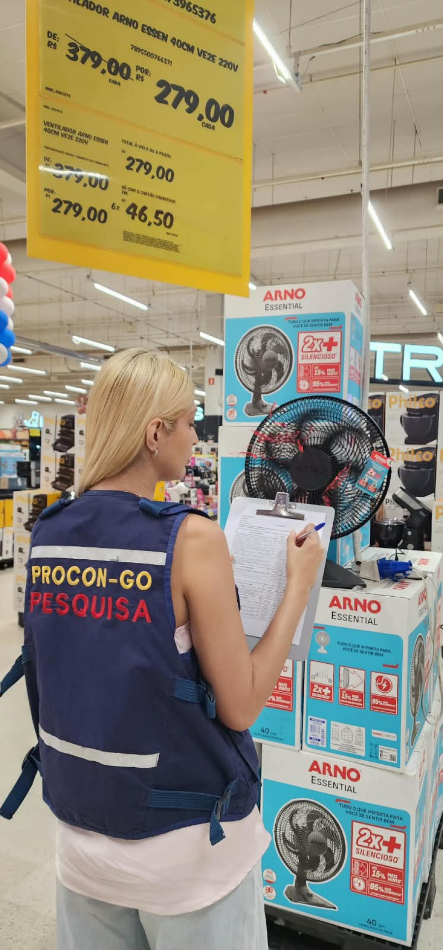 PROCON GOIÁS ENCONTRA DIFERENÇA DE ATÉ 134% NOS PREÇOS DE PRODUTOS PARA O CALOR