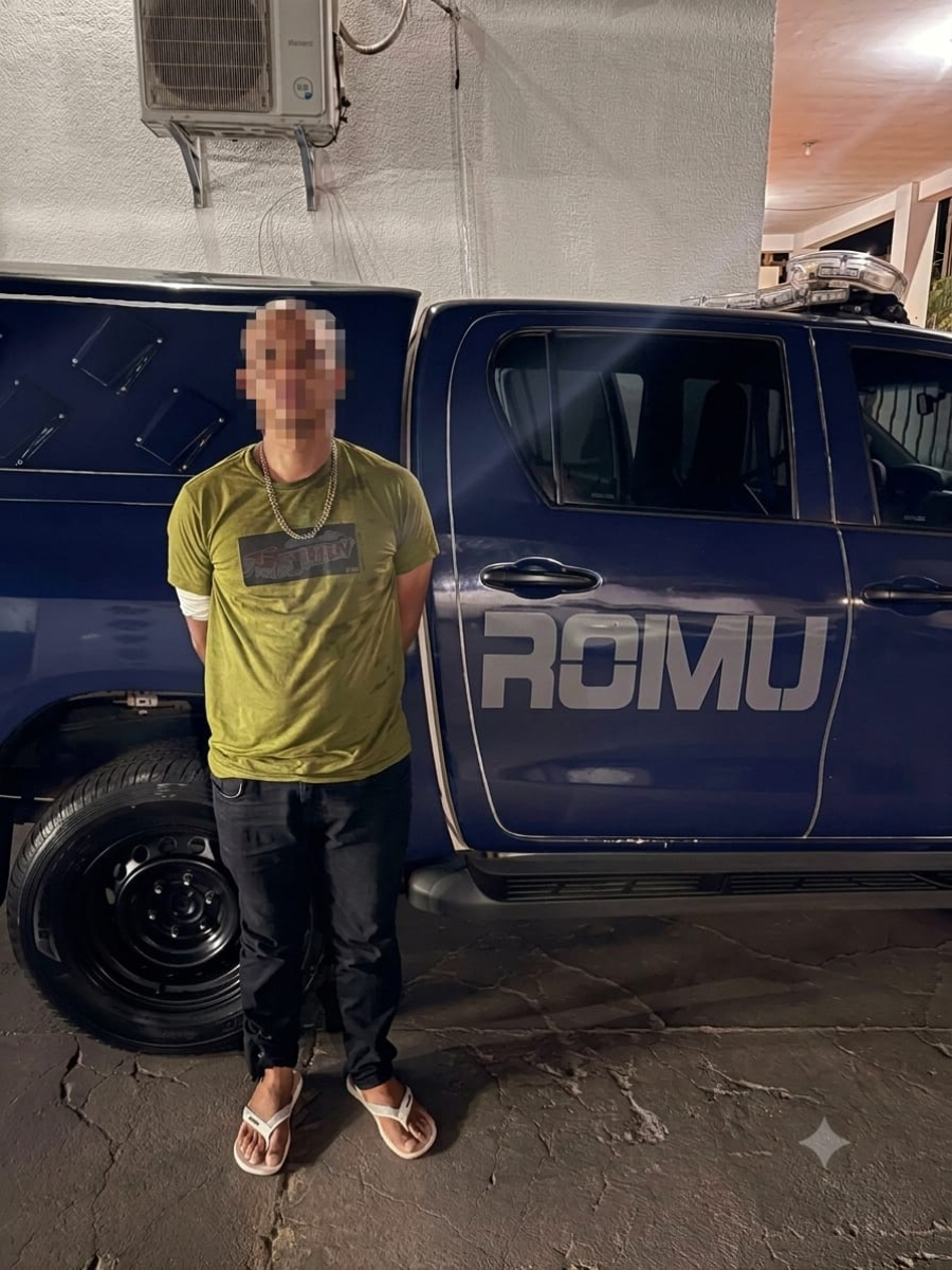 ROMU LOCALIZA FORAGIDO COM TORNOZELEIRA DESCARREGADA E CUMPRE MANDADO DE PRISÃO EM RIO VERDE