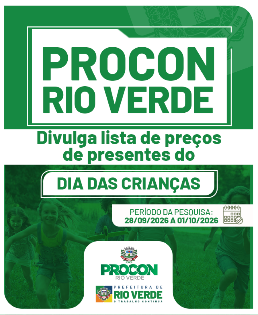 Procon de Rio Verde encontra diferença de até 2.067% nos preços de produtos para o Dia das Crianças